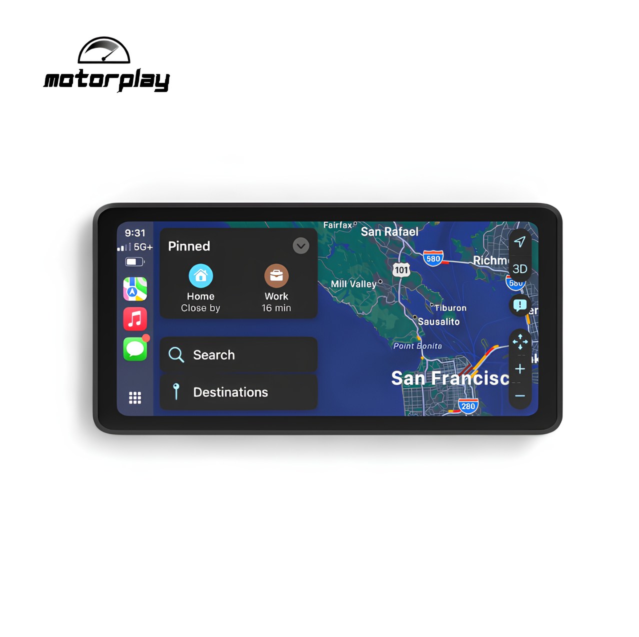 Motorcycle Touch Screen Display